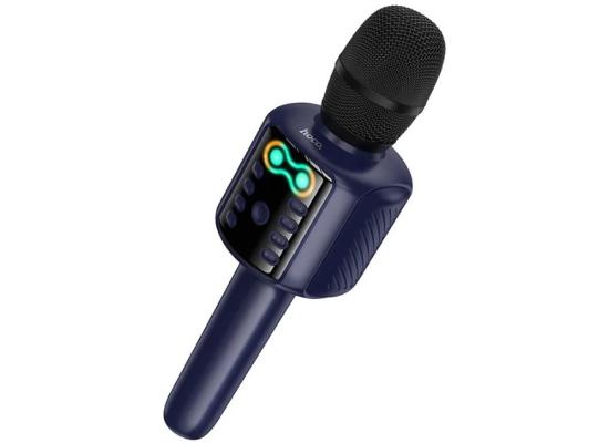 HOCO L24 Karaoke Bluetooth Microphone with Speaker- Blue